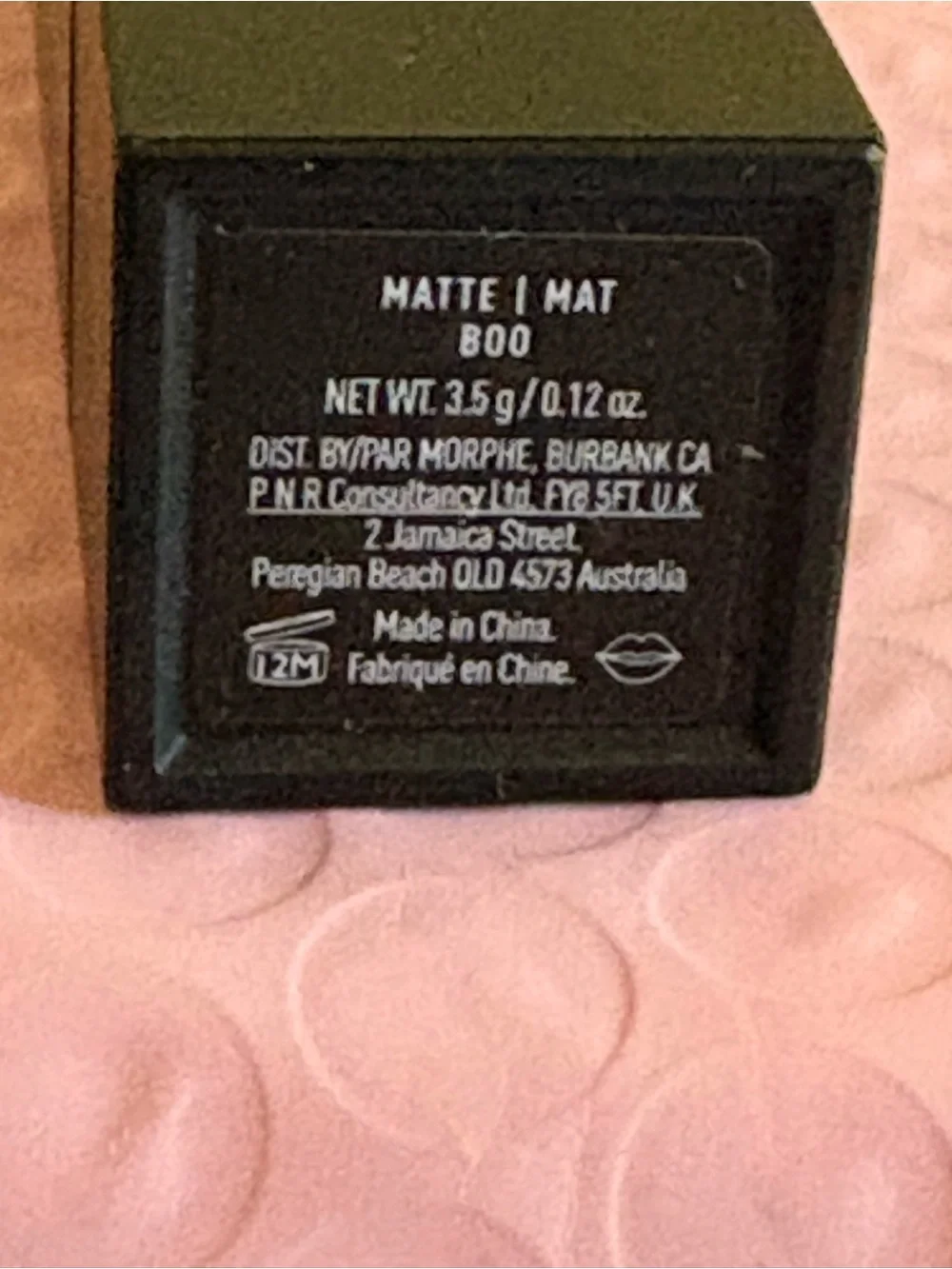 Morphe Boo Matte (Carmel Nude Mat Brown) Lipstick NEW